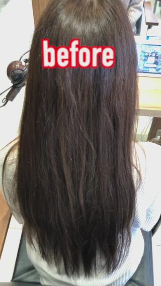 ロング ディレクター ノナカのヘアスタイル