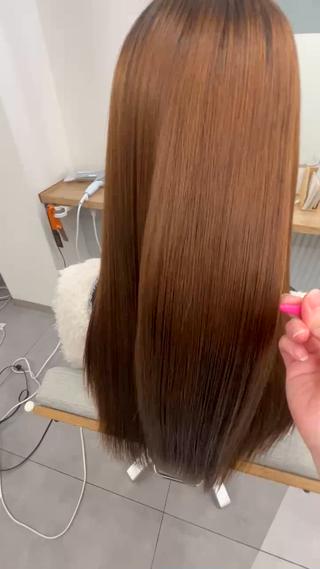 ナチュラル縮毛矯正で艶々️️️ 