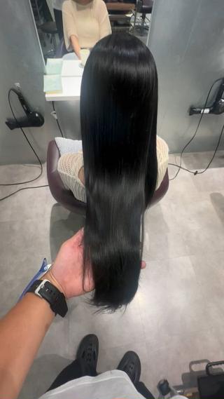 ロング 添田 拓哉のヘアスタイル