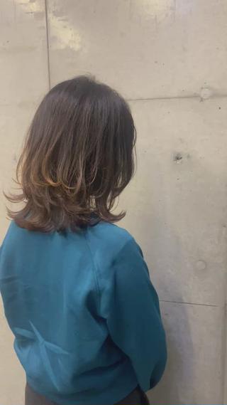 ミディアム LIBERTY-A所属・カットモデル募集！ 遠山麻帆のヘアスタイル