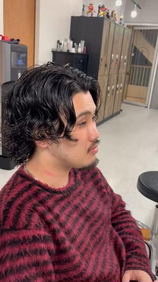 #スパイラルパーマ
#常田大輝さん風パーマ
#メンズミディアム 