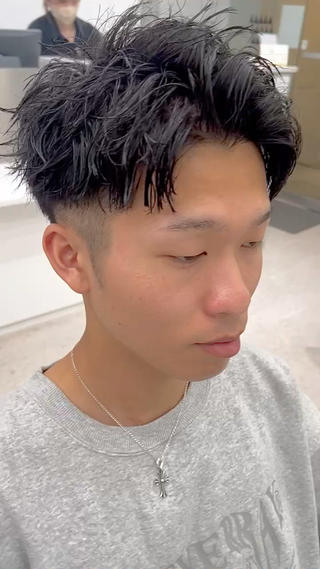 パーマ メンズ 🍐シャドウパーマ メンズ特化/守岡🍐のヘアスタイル