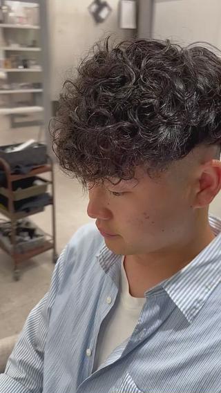 パーマ メンズ 🍐シャドウパーマ メンズ特化/守岡🍐のヘアスタイル