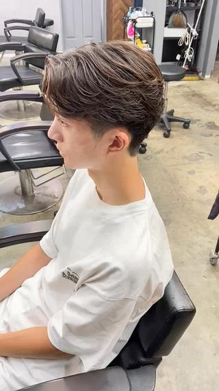 パーマ メンズ PEYP prod ICON所属・パーマ/ケアブリーチ /博多/YOSUKEのヘアスタイル