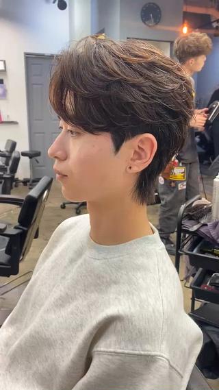 パーマ メンズ PEYP prod ICON所属・パーマ/ケアブリーチ /博多/YOSUKEのヘアスタイル