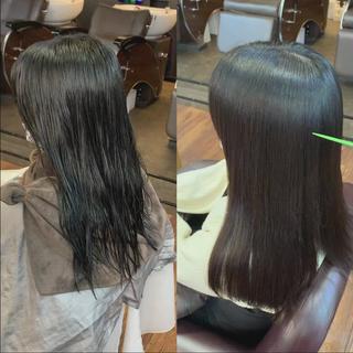 ロング 縮毛矯正/ショート/ レイヤー/畑中正敏のヘアスタイル