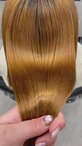 セミロング 巻ける縮毛矯正🌸 勝倉　麗のヘアスタイル