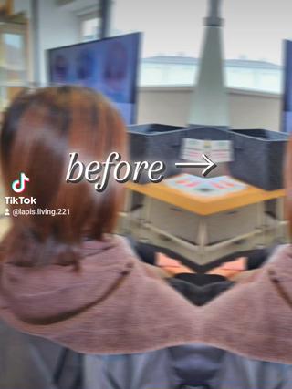 表面だけのブリーチで、いつもとはちょっと違うお洒落を