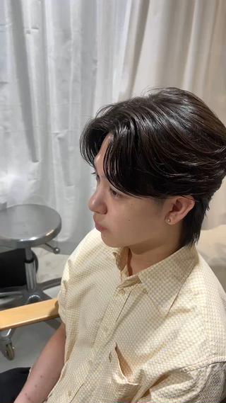 ミディアム パーマ メンズ メンズカットパーマ ✂️ JOYAのヘアスタイル