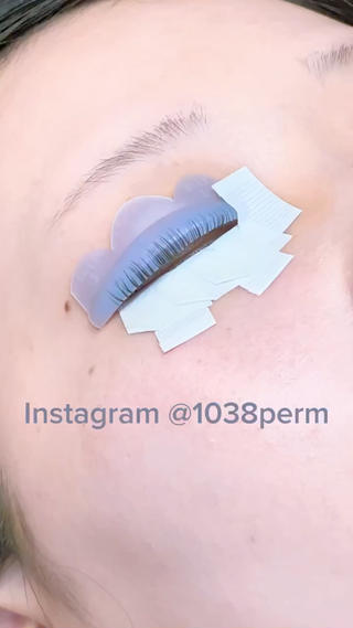 まつ毛パーマ施術動画 