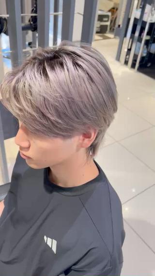 ミディアム カラー 下條 真のヘアスタイル