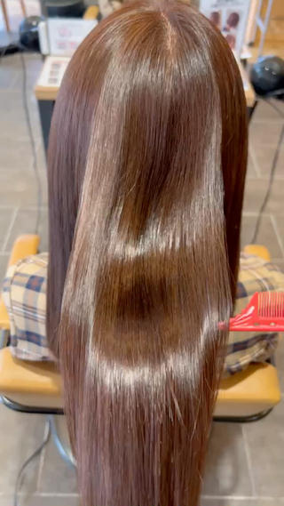 ロング カラー ツヤ髪の匠/髪質改善 山本晃太のヘアスタイル