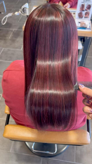 ロング カラー ツヤ髪の匠/髪質改善 山本晃太のヘアスタイル