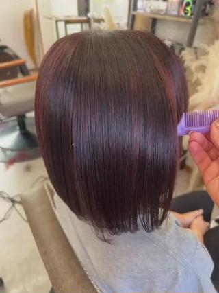 ミディアム hair works raptureのヘアスタイル