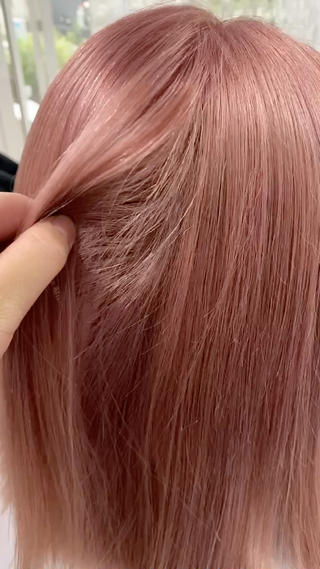 ミディアム カラー ヘアアレンジ 🧡梅田ハイトーン カラー🧡runaのヘアスタイル