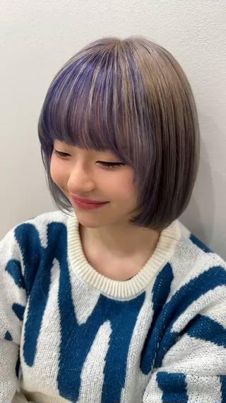 セミロング CoReまぁくん 癖毛お悩み専門のヘアスタイル