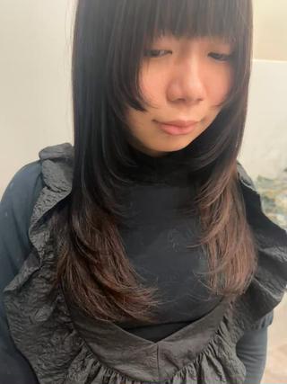 セミロング CoReまぁくん 癖毛お悩み専門のヘアスタイル