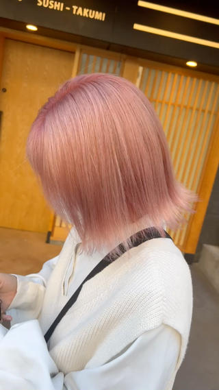 ミディアム カラー 髪質改善/縮毛矯正 レイヤー/松川匠のヘアスタイル