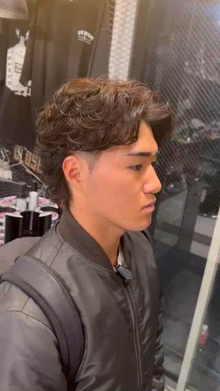 ショート パーマ メンズ ツイスパ/メンズ パーマ/歩夢のヘアスタイル