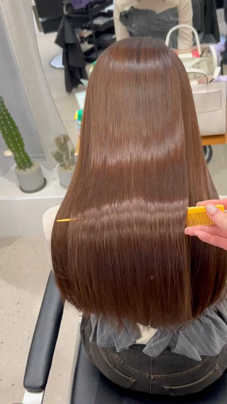 ロング 柔らかい縮毛矯正/ ボブ/北林のヘアスタイル