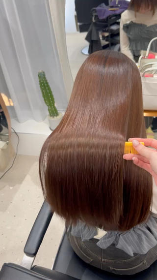 ロング 柔らかい縮毛矯正/ ボブ/北林のヘアスタイル