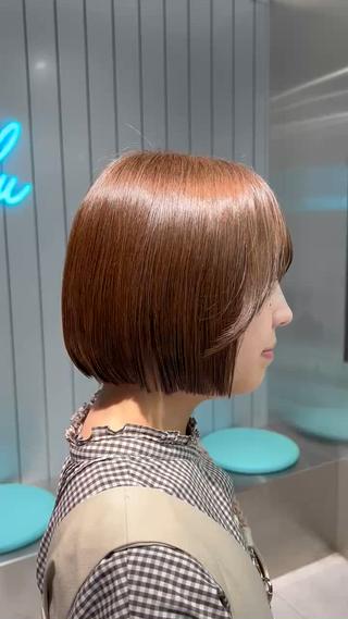 ミディアム ♡Aira♡lond /グレージュ/縮毛のヘアスタイル