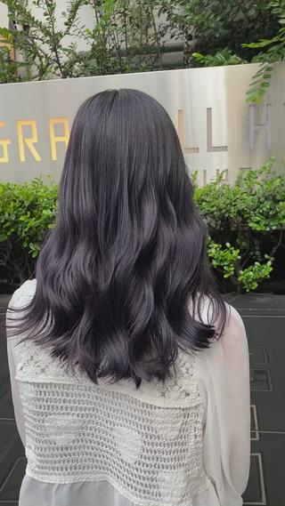 ロング カラー ボブ/縮毛矯正/ レイヤー/塚田のヘアスタイル