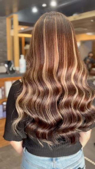 ロング カラー 横浜/エクステ特化× 艶カラー/あいかのヘアスタイル