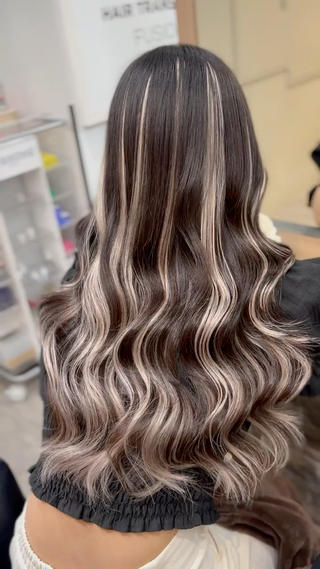 ロング カラー 横浜/エクステ特化× 艶カラー/あいかのヘアスタイル