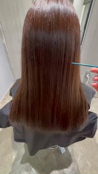 ブリーチなしのワンカラーで色を統一！！ 