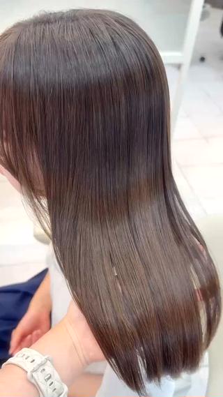 毎日のセットが楽になる髪質改善酸性ストレートです️ 