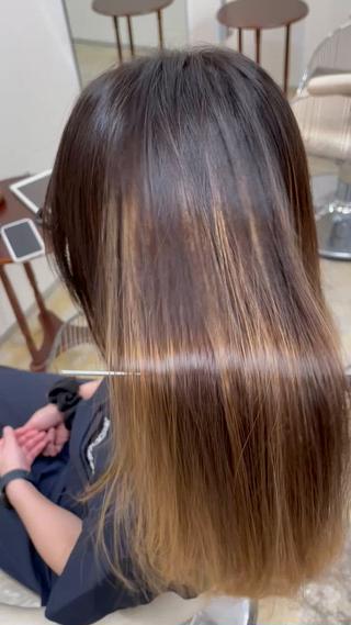 ブリーチ毛でも髪質改善ストレートでサラサラ

過度のダメージの方はできない場合もあります。 