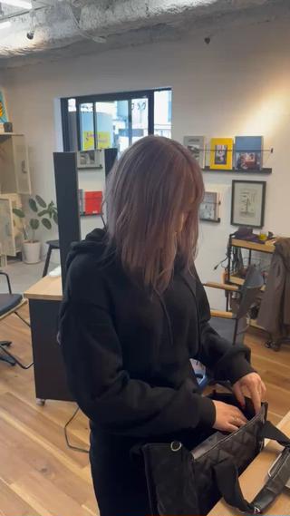 セミロング カラー SALOWIN京都河原町Suite店所属・✨石乃宮 龍✨京都河原町✨のヘアスタイル