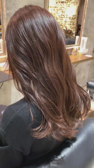 ロング カラー ヘアアレンジ MODE K’s川西 瀧尻光のヘアスタイル