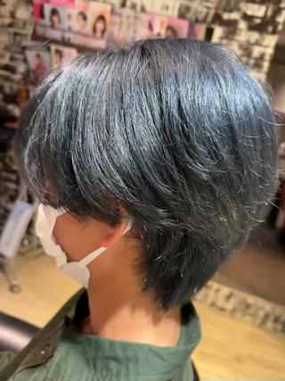 ショート カラー ヘアアレンジ メンズ MODE K’s川西 瀧尻光のヘアスタイル