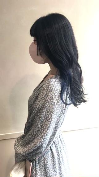 セミロング 所渉/韓国レイヤー /ウルフカットのヘアスタイル