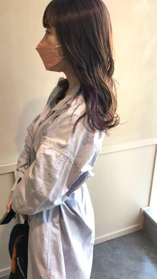 セミロング 所渉/韓国レイヤー /ウルフカットのヘアスタイル