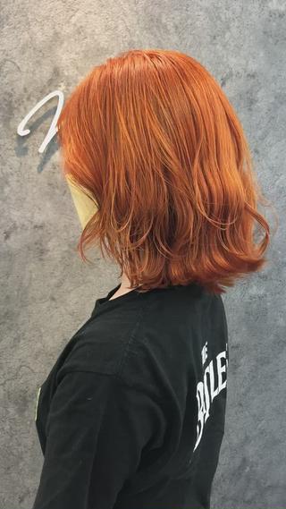 ミディアム 所渉/韓国レイヤー /ウルフカットのヘアスタイル