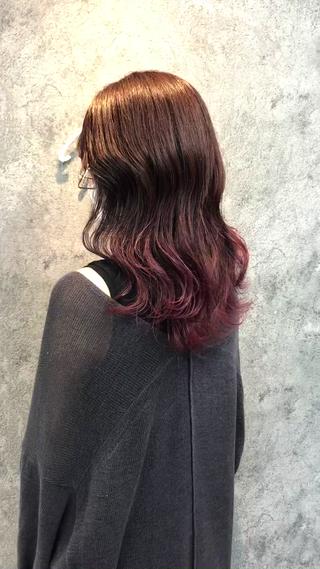 セミロング 所渉/韓国レイヤー /ウルフカットのヘアスタイル