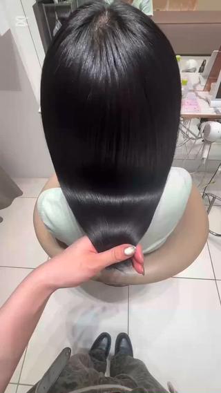 縮毛矯正で扱いやすく 