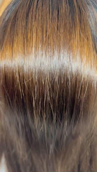 縮毛矯正　髪質改善　酸性ストレート 