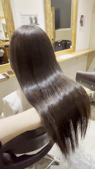 ロング カラー 店長✨️韓国ヘア✖️ 髪質改善カラー／純大のヘアスタイル