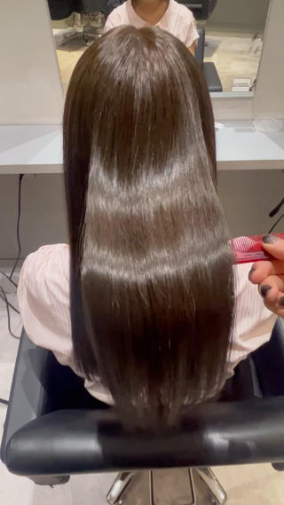 オリーブグレージュ×髪質改善 