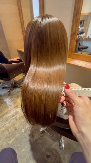ロング カラー 店長✨️韓国ヘア✖️ 髪質改善カラー／純大のヘアスタイル