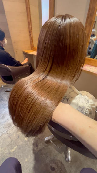 ロング カラー 店長✨️韓国ヘア✖️ 髪質改善カラー／純大のヘアスタイル