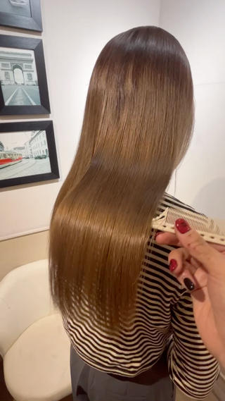 ロング カラー 店長✨️韓国ヘア✖️ 髪質改善カラー／純大のヘアスタイル