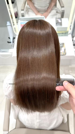 ロング IVE所属・ダブルカラー髪質改善 /原島のヘアスタイル