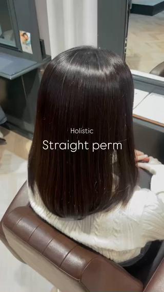 ミディアム 横嶋 倫のヘアスタイル