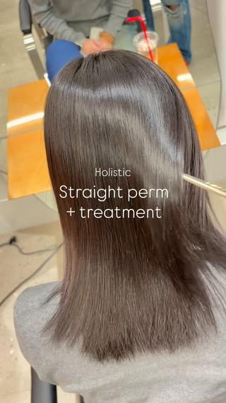 ロング パーマ 横嶋 倫のヘアスタイル