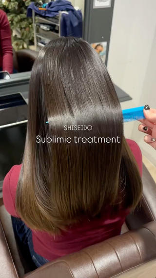 資生堂Sublimic treatment

＊シールドトリートメント　¥1,000
　髪の外側にバリアを作ってくれます！
　紫外線､熱､花粉や埃などから守ってくれることで、
　施術後の持ちが良くなり手触りも改善できます

＊内部集中ケアトリートメント　¥2,000
　シールドトリートメントの内容に、
　内部補修成分も加えられることで
　よりダメージ補修をしてくれて質感が良くなります

＊酸熱フルトリートメント　¥3,000
　シールドトリートメントの内容に、
　栄養成分も加わることでより髪質が改善され
　効果も長く維持することができます 